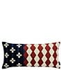 Pendleton Brave Star Americana Embroidered Lumbar Decorative Pillow - Image 1