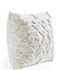 Color:Marshmallow - Image 2 - Cabin Creek Geometric Design Tufted Square Pillow