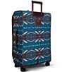 Color:Blue - Image 2 - Carico Lake Blue Collection 20#double; Softside Spinner Suitcase