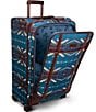Color:Blue - Image 3 - Carico Lake Blue Collection 28#double; Softside Spinner Suitcase
