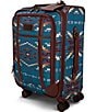 Color:Blue - Image 4 - Carico Lake Blue Collection 28#double; Softside Spinner Suitcase