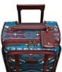 Color:Blue - Image 6 - Carico Lake Blue Collection 28#double; Softside Spinner Suitcase