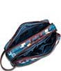 Color:Blue - Image 3 - Carico Lake Blue Collection Toiletry Kit Bag