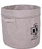 Pendleton Embellished Harding Patterned Paper Dog Eco-Friendly Toy Bucket, Color:Gray - Image 2