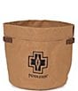 Pendleton Embellished Harding Patterned Paper Dog Eco-Friendly Toy Bucket, Color:Brown - Image 1
