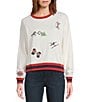 Pendleton French Terry Ski Graphic Embroidered Crew Neck Long Sleeve Pullover - Image 1