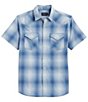 Pendleton Frontier Ombre Short Sleeve Woven Shirt,New Products : American Fashion Style Bags On Sale