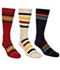 Pendleton Glacier & Crater Lake Assorted Crew Socks 3-Pack, Color:Multi - Image 1