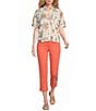 Pendleton Harlow Printed Spread Collar Short Sleeve Shirt - Image 3