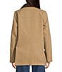 Pendleton Judith Cotton Canvas Corduroy Point Collar Button Front Field Coat, Color:Old Oak - Image 3