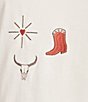 Pendleton Knit Crew Neck Short Sleeve Embroidered Charm Tee - Image 4