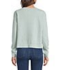 Pendleton Knit French Terry Crew Neck Long Sleeve Front Embroidered Graphic Pullover Top - Image 2