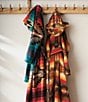 Pendleton Long Sleeve Patterned Plush Terry Robe, Color:Multi - Image 2
