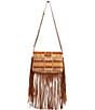 Pendleton Look West Collection Fringed Crossbody Bag - Image 1
