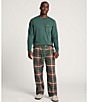 Pendleton Plaid Soft Flannel Pajamas Pants, Color:Green Multi Plaid - Image 4