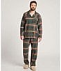 Pendleton Plaid Soft Flannel Pajamas Pants, Color:Green Multi Plaid - Image 5