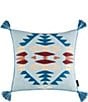 Color:Multi - Image 1 - Rancho Arroyo Southwestern Embroidered Square Pillow