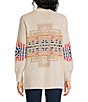 Pendleton Ribbed Knit Sierra Springs Long Sleeve Open Front Cardigan - Image 2