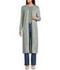 Pendleton Ribbed Knit Textured Long Sleeve Open Front Cardigan - Image 1