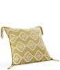 Pendleton Saddlebrook Stitching Geometric Print Tassel Square Pillow - Image 3