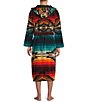 Pendleton Saltillo Sunset Terry Velour Hooded Robe - Image 2