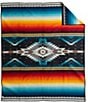 Color:Multi - Image 1 - Saltillo Sunset Wool & Cotton Blanket