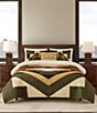 Pendleton Southwestern Geometric Pattern Tumalo Quilt Mini Set, Color:Green - Image 1