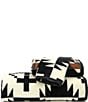 Pendleton Spider Rock Iconic Jacquard Southwestern Geometric Pattern Bath Towels, Color:Black - Image 1