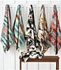 Pendleton Spider Rock Iconic Jacquard Southwestern Geometric Pattern Bath Towels, Color:Black - Image 2