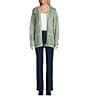 Pendleton Textured Sierra Springs Cardigan, Color:Sage - Image 2