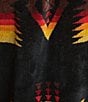 Pendleton Unisex Pattern Long Sleeve Terry Hoodie Robe Terry Robe, Color:Chief Joseph Black - Image 3