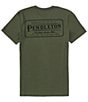 Color:Military Green/Black - Image 1 - Vintage Logo Graphic Short Sleeve T-Shirt