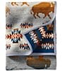 Pendleton Woolen Mills Prairie Rush Hour Napped Jacquard Throw - Image 1