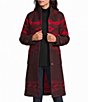Pendleton Woven Jacquard Print Stand Collar Long Sleeve Archive Coat - Image 1
