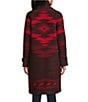 Pendleton Woven Jacquard Print Stand Collar Long Sleeve Archive Coat - Image 2