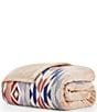 Pendleton Wyeth Trail Fall Southwestern Geometric Pattern Reversible Throw, Color:Fog - Image 1