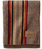 Color:Mineral Umber - Image 1 - Wool Yakima Stripe Camp Throw Blanket