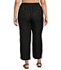 Perch by Blu Pepper Plus Size High Rise Elastic Waist Front Tie Lounge Pants - Image 2