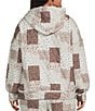 Perch by Blu Pepper Plus Size Multi-Floral Patchwork Quilted Long Sleeve Coordinating Hoodie - Image 2