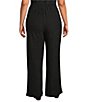 Perch by Blu Pepper Plus Size Textured Knit High Rise Straight Leg Pant - Image 2