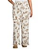 Perch by Blu Pepper Plus Size Western Printed High Rise Straight Leg Coordinating Pants - Image 1