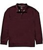 Perry Ellis Big & Tall Neoprene Long Sleeve Quarter-Zip Pullover - Image 1