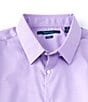 Color:Crocus - Image 2 - Big & Tall Non-Iron Solid Twill Long-Sleeve Woven Shirt