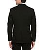 Perry Ellis Big & Tall Dark Performance Stretch Dobby Louis Suit Separates Jacket, Color:Black - Image 2