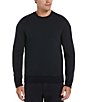 Color:Dark Sapphire - Image 1 - Big & Tall Pinstripe Stretch Sweater