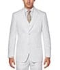 Color:Bright White - Image 1 - Big & Tall Solid Linen Jacket