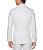 Color:Bright White - Image 2 - Big & Tall Solid Linen Jacket