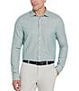 Color:Biscay Bay - Image 1 - Cotton Dobby Long Sleeve Woven Shirt