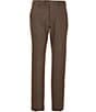 Perry Ellis Flannel Houndstooth Pants, Color:Camel - Image 2