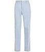 Perry Ellis Flat-Front Linen Pants - Image 1